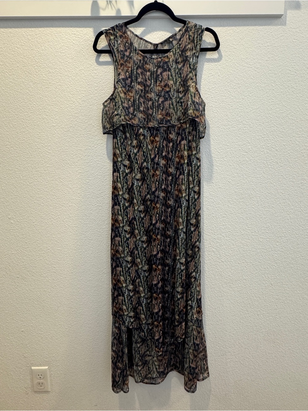 Theyskens Theory silk maxi dress
